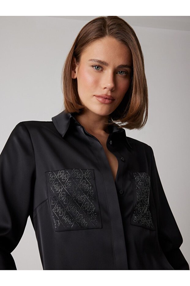 قميص بقصة عادية - 7