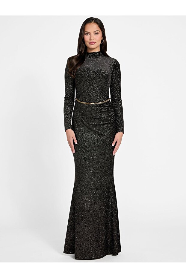 Marciano velvet long dress