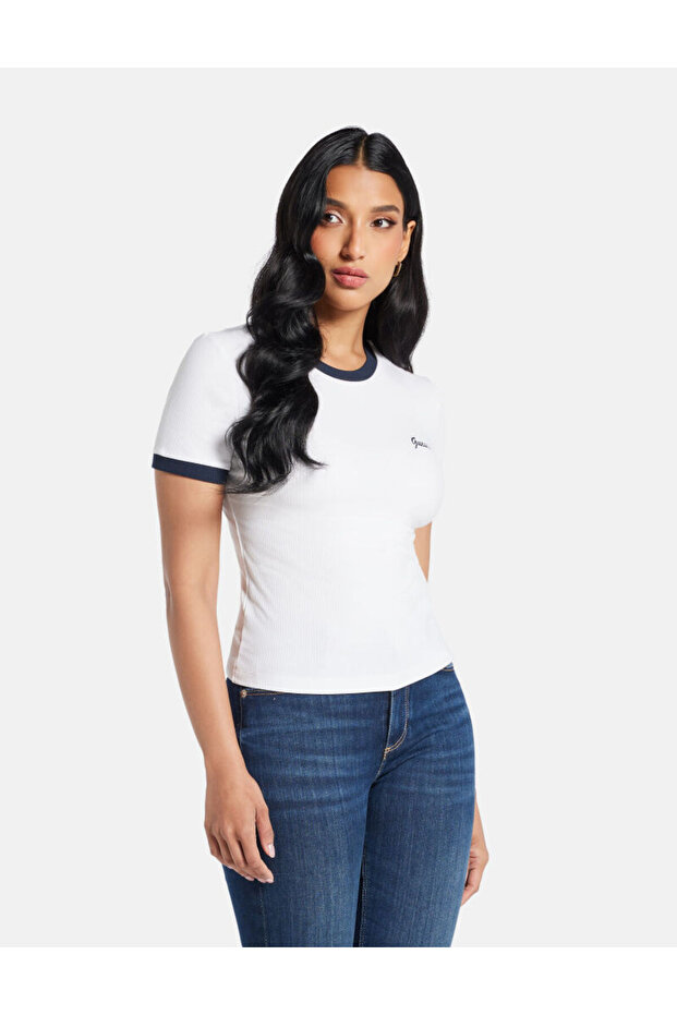 تيشيرت ماريجولد سادة بشعار - 1