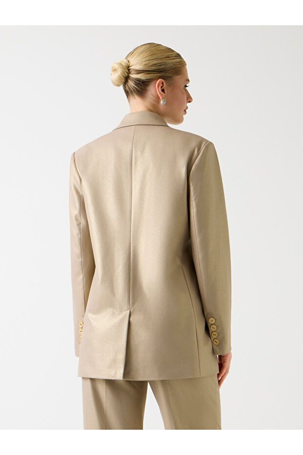 سترة مزدوجة الصدر - 4