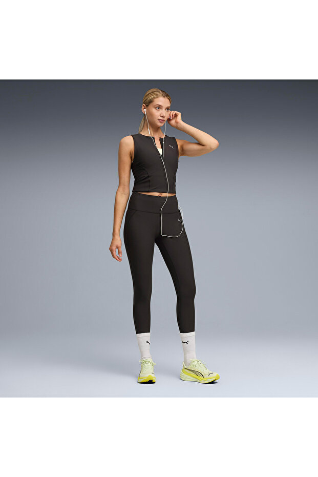 Dreamrun 7/8Th Women's Black Running Tights