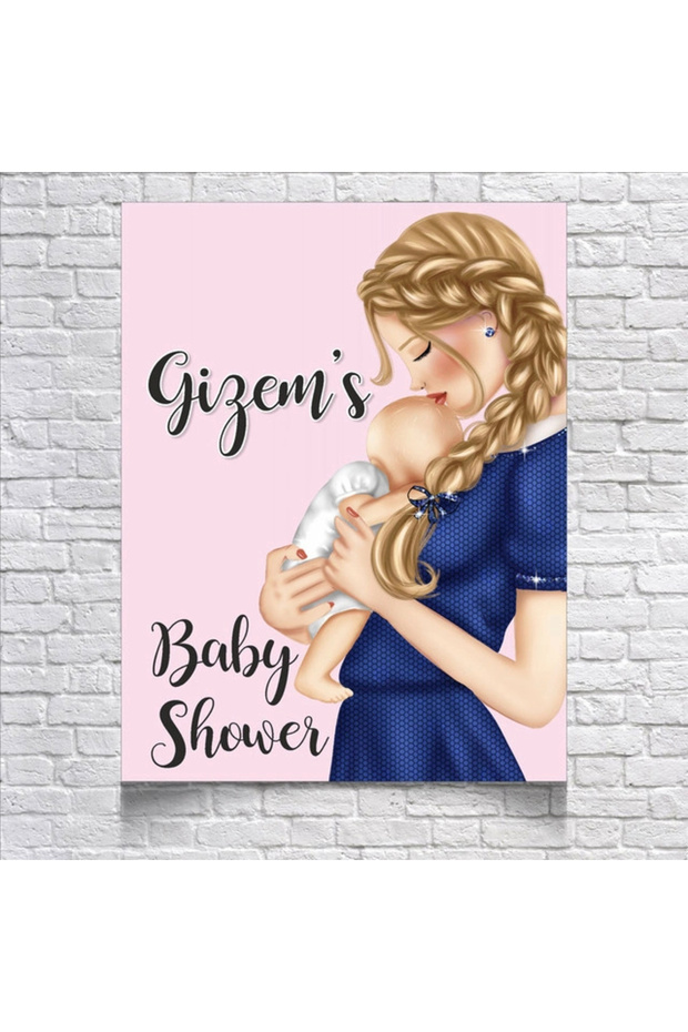 Mother Themed Baby Shower Banner 35X50 cm