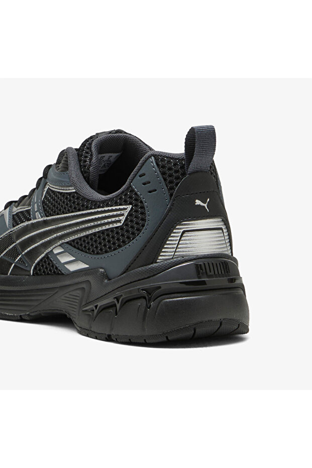 Milenio Tech 2000 2Tone Men's Black Sports Shoes - 6