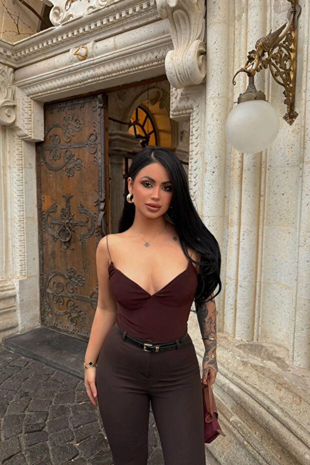 İp Askılı Basic Bodysuit - 2