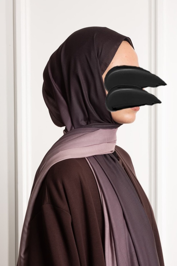 Degrade Soft Şal - Mor - 4