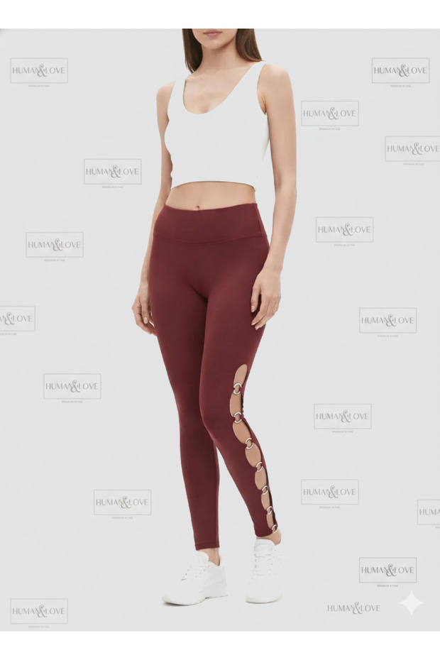 Ring-Detail Leggings and Strappy Crop Top