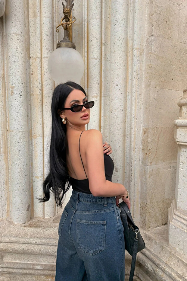 İp Askılı Basic Bodysuit - 3