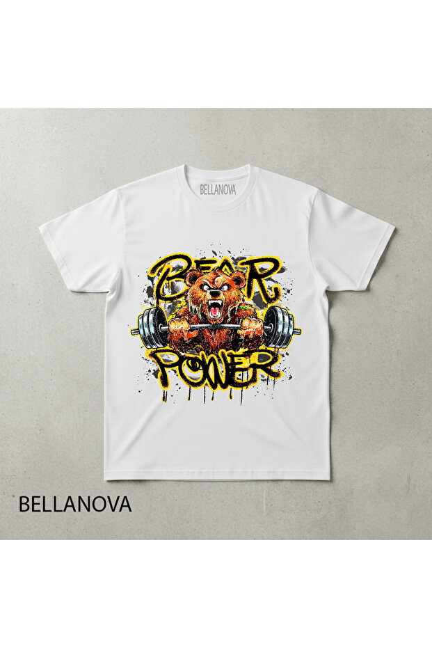 تيشيرت رياضي أساسي أبيض فاخر - 1