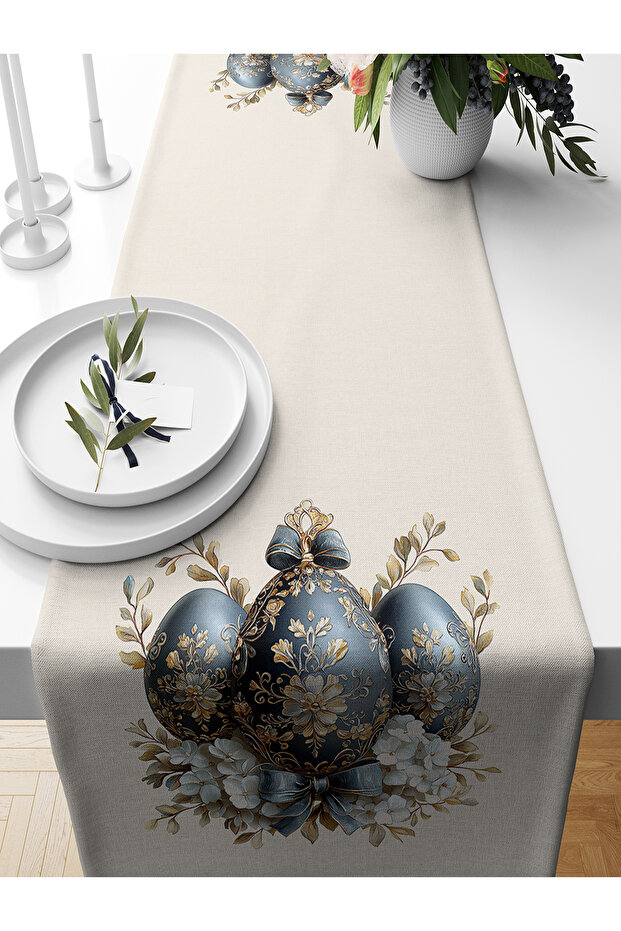 Spring Series 140X40 cm Digital Printed Runner (Spring Easter Easter) - 1