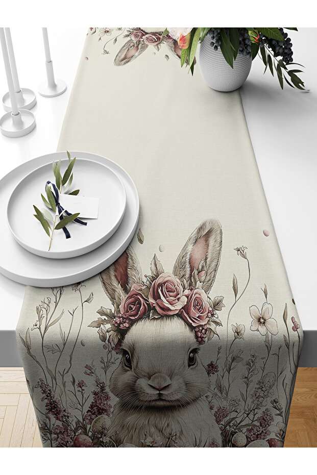 Spring Series 140X40 cm Digital Printed Runner (Spring Easter Easter) - 1