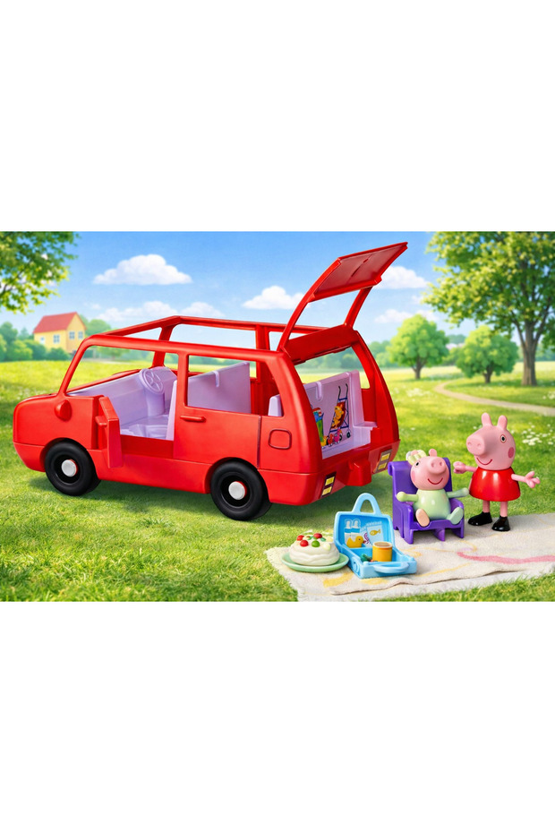 Peppa Pig Family Car Toy | 3 Years+ Large Family Set Peppa & Friends 28 cm