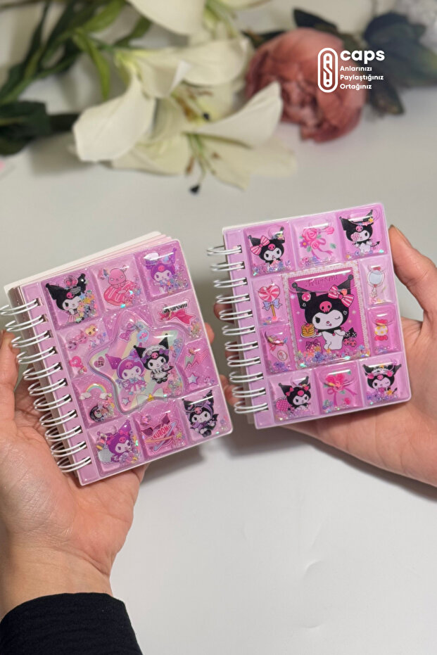 1 Sanrio Themed Notebook with Watercolor Cover - Kuromi Colorful Notebook