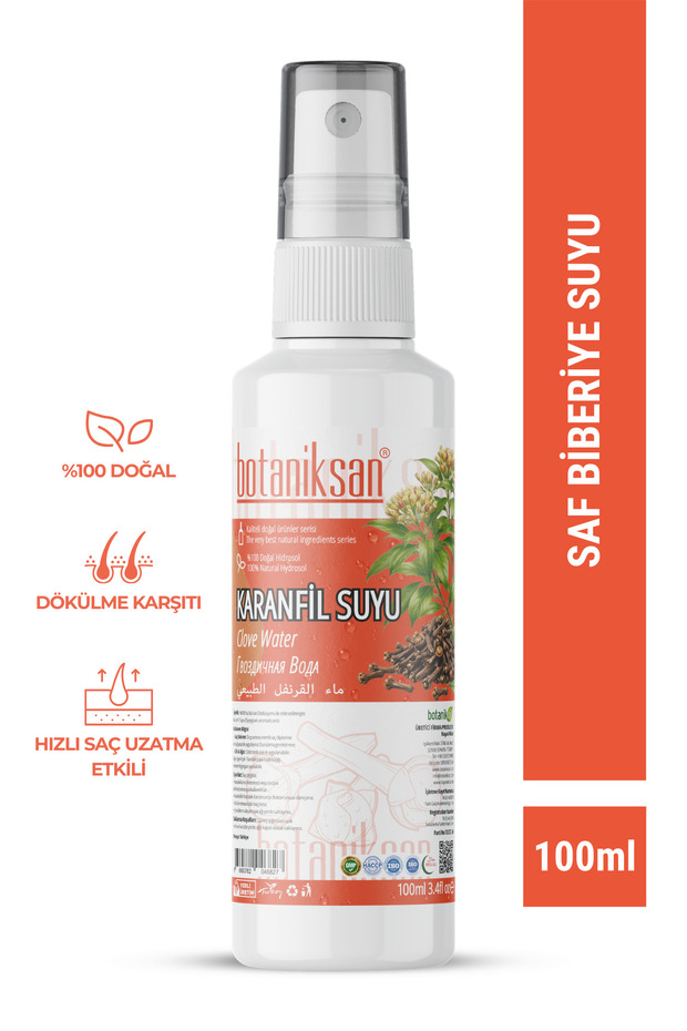 100% Pure Clove Water Fast Hair Growth and Anti-Hair Loss Hair Tonic 100 ml