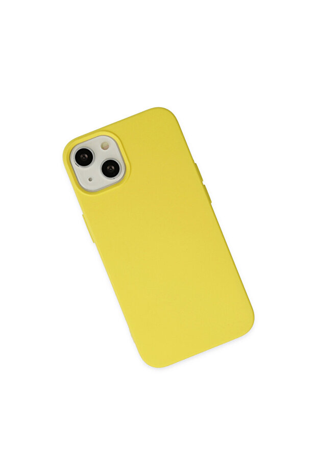 حافظة إطلاق نار لهاتف آيفون 14 بلس + مجموعة واقي شاشة مضاد للكهرباء الساكنة - أصفر - 3