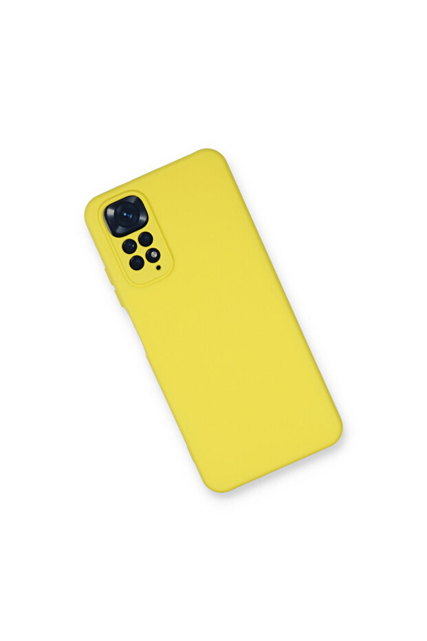 حافظة إطلاق Redmi Note 11 + مجموعة واقي شاشة مضاد للكهرباء الساكنة - أصفر - 3