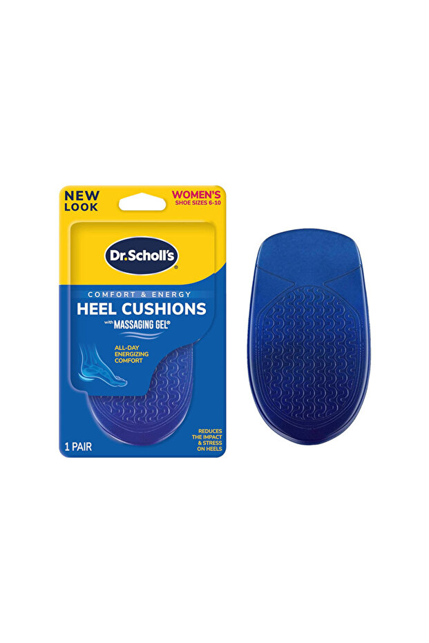 Dr.Scholl's Heel Cushions with Massaging Gel Comfort & Energy Women's 1Pair