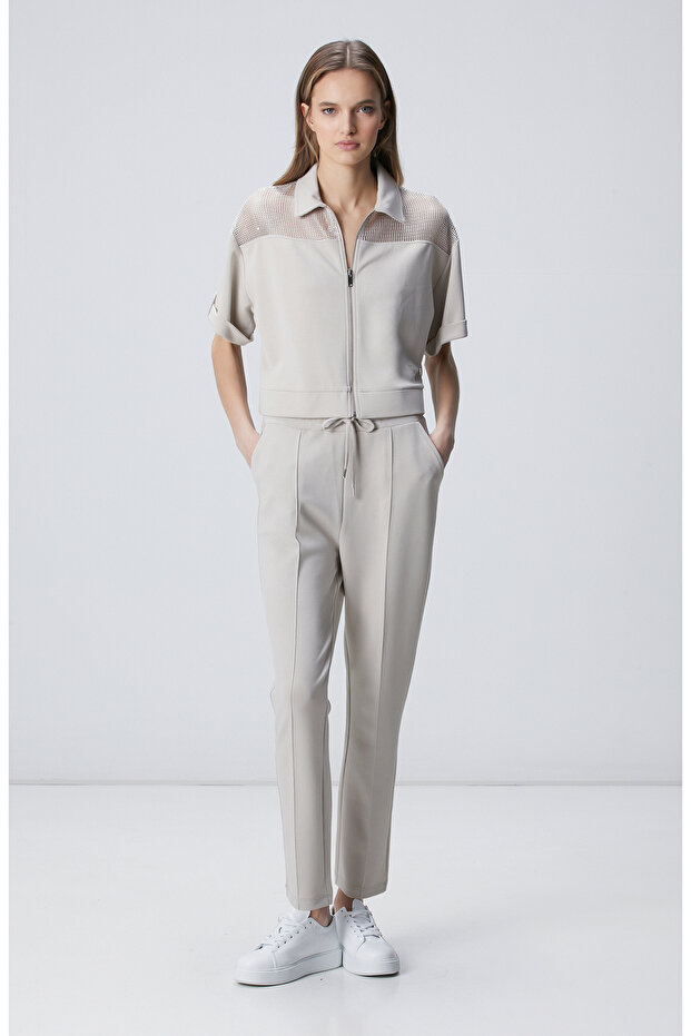 Taş Modal Karışımlı Eşofman - 1