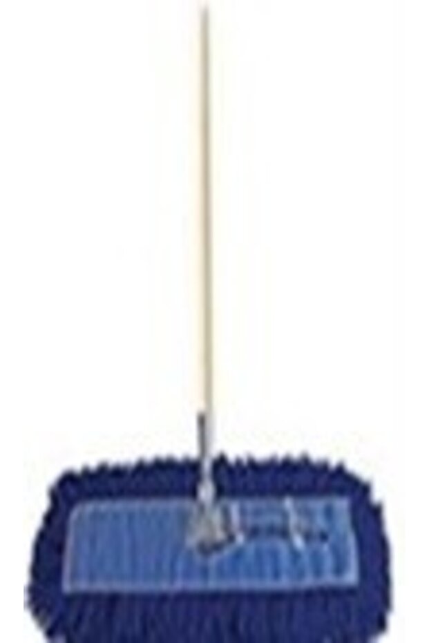 Dust Mop Set with Aluminium Handle, 60 cm Size, Blue