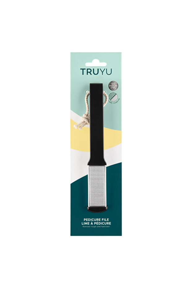Pedicure File Pearlised black (Stainless Steel)