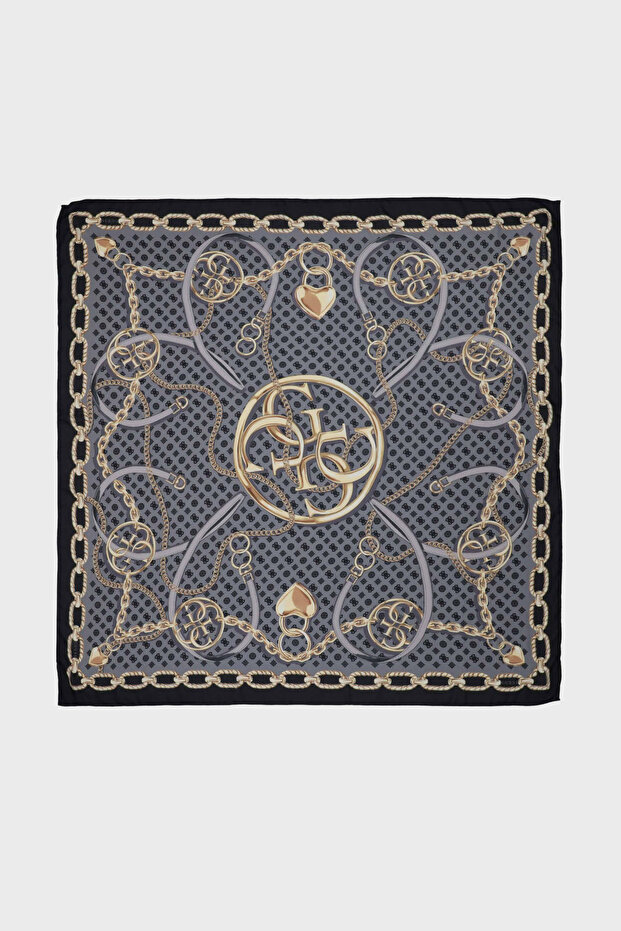 Logoed 130 X 130 Modal Scarf Aw5462Mod03 Eşarp Aw5462 Mod03 Bla