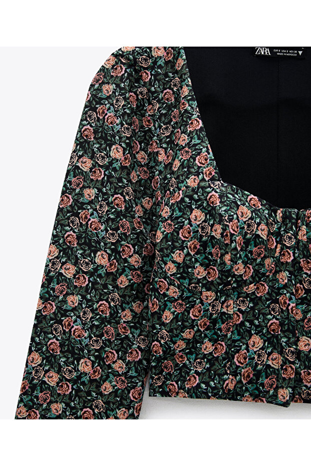 Top, Floral print - 2
