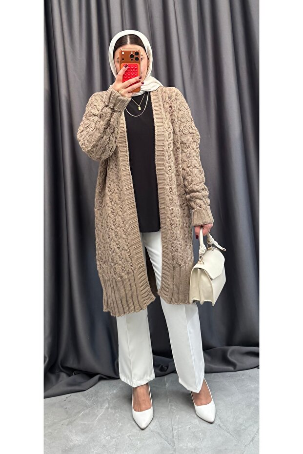 Thick Knitted Knitwear Cardigan
