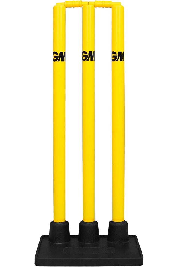 Plastic Cricket Stumps Set with Rubber Base, Multi color, 1602332