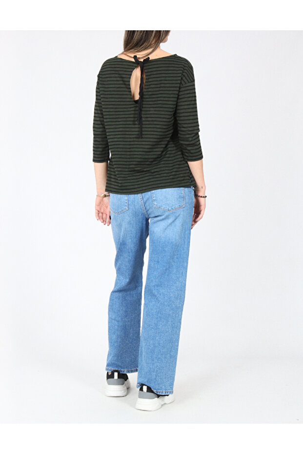 Bluza, verde/negru - 2