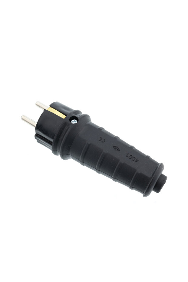 قابس مطاطي مزود بتأريض 1x16A - 3