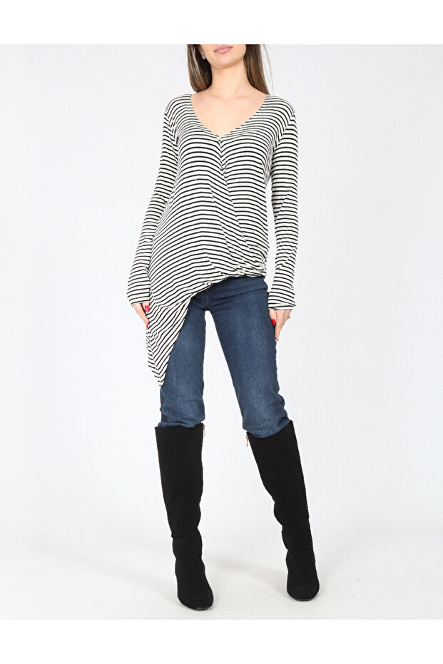 Bluza, Alb/Negru - 1