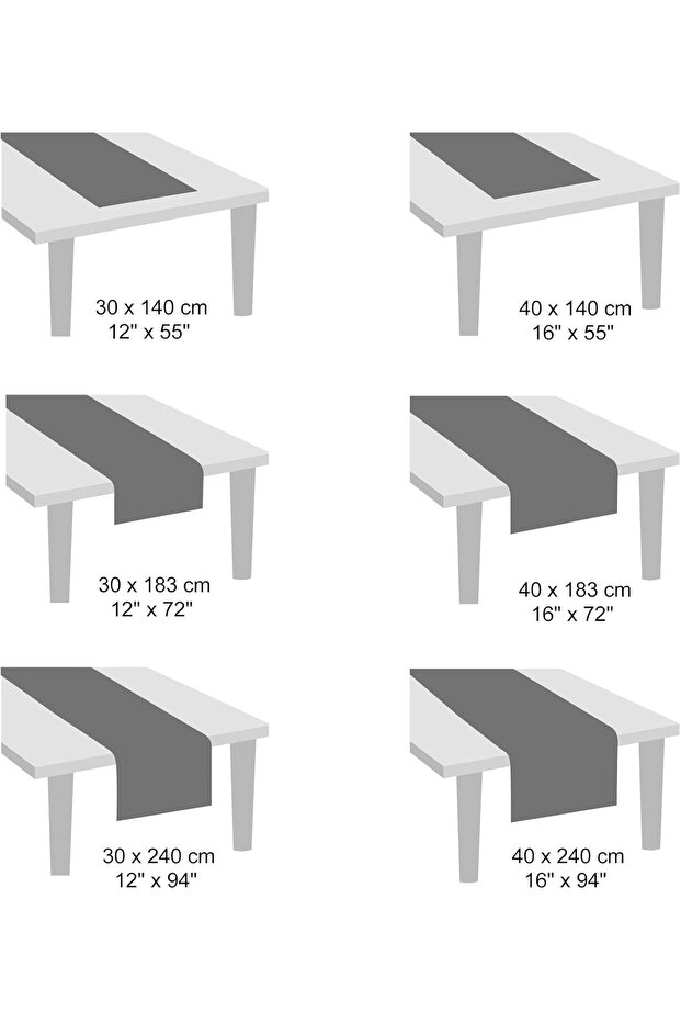 Table Runner, Washable Table Runner Roll Table Ribbon - 8