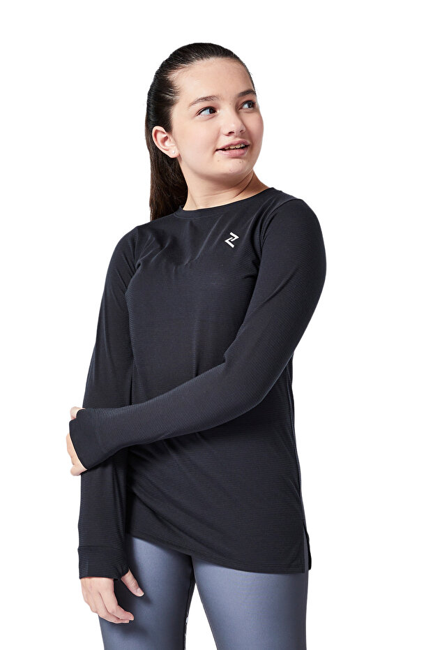 Girls Full sleeve Long top with keyhole