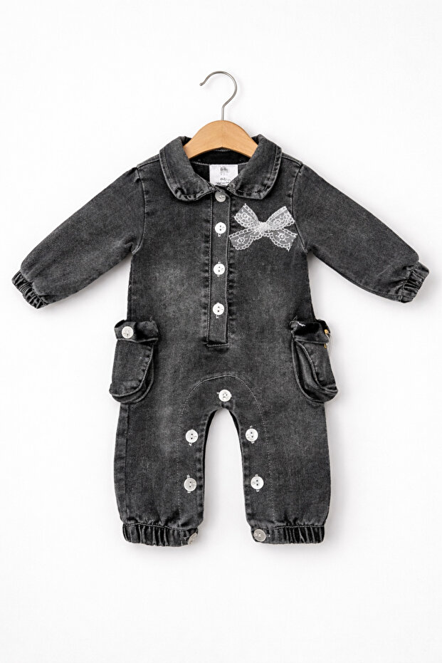 Girl Denim Jumpsuit