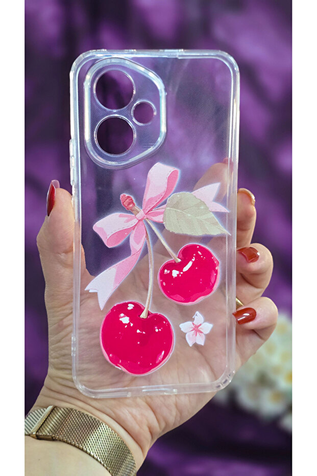 غطاء هاتف شفاف متوافق مع هونور 400 مع تصميم مطبوع - 1