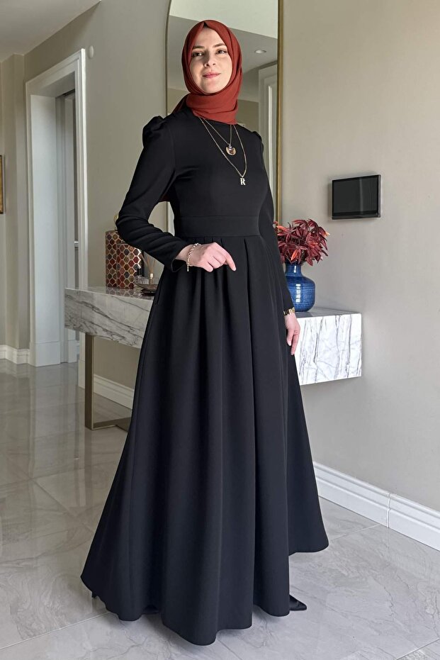 Rose Elbise Siyah - 3