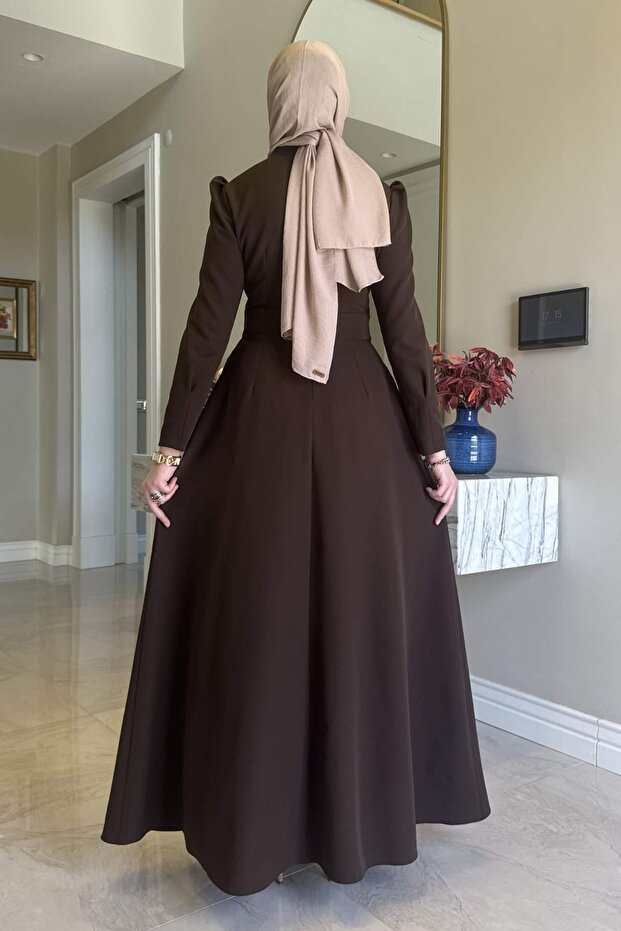 Rose Elbise Acı Kahve - 6