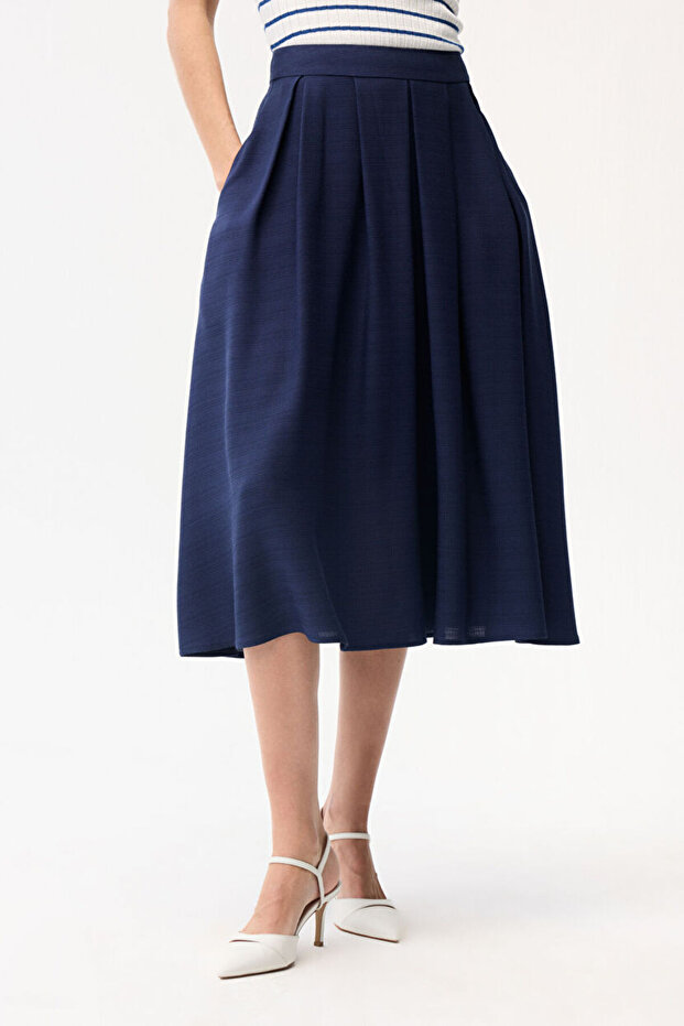 Pileli Uzun Etek - 2