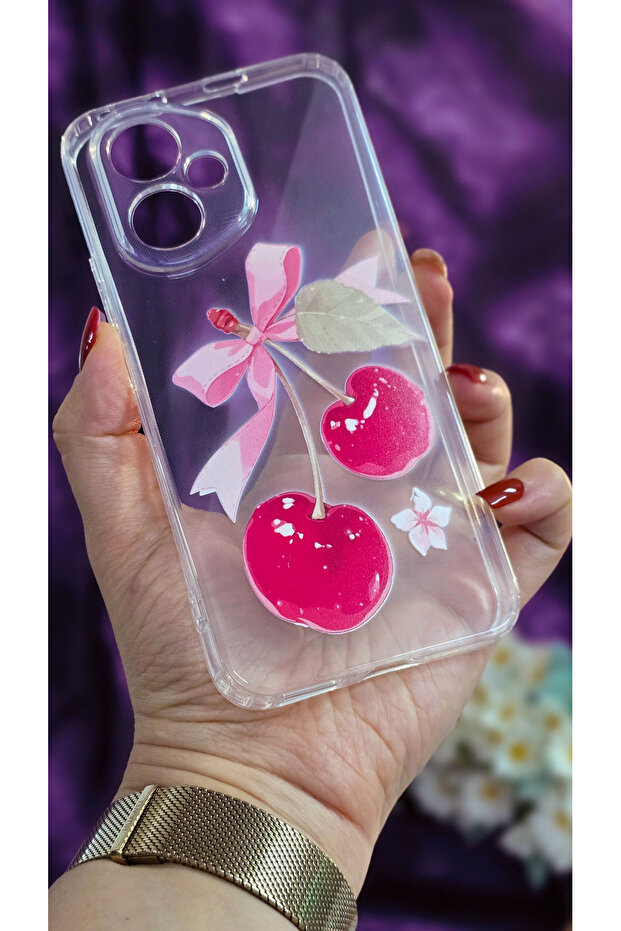 غطاء هاتف شفاف متوافق مع هونور 400 مع تصميم مطبوع - 3