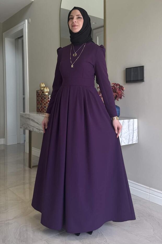 Rochie roz Prune - 5