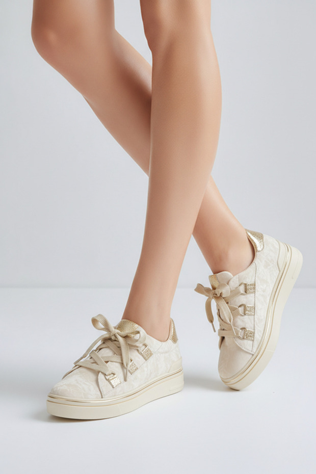 Vollex Stylish Women's Flat Casual Sneakers