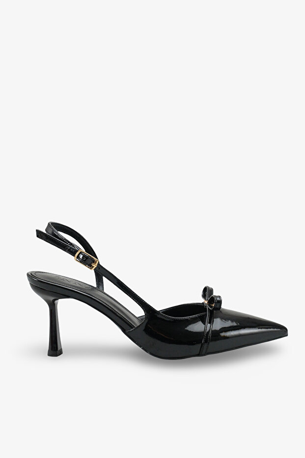 Venezia Women's Heeled Shoes - Black Patent Leather