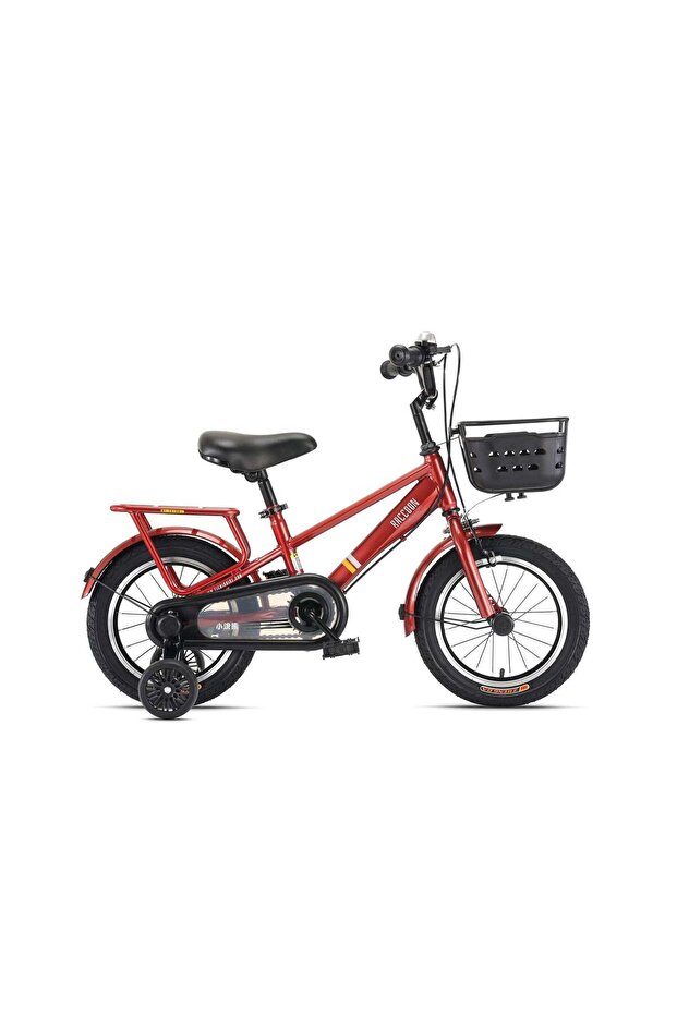 Bicycle With Basket 18 Inch Red