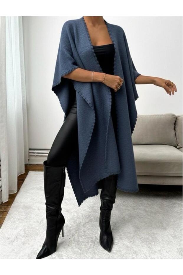 Poncho Winter Stylish and Elegant Knitwear