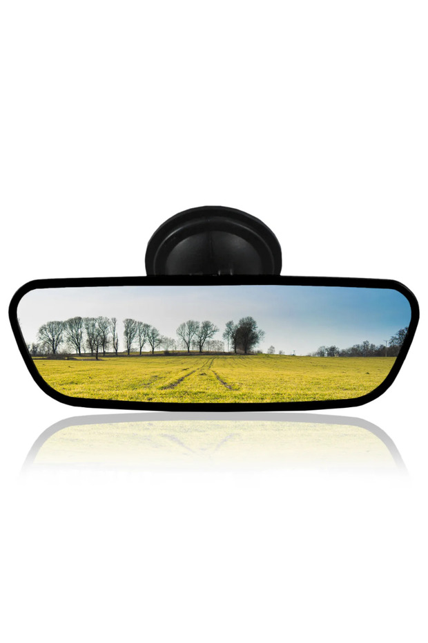Interior Rearview Mirror with Suction Cup Pirlanta Ki̇va-3 171X56Mm Black Pinuk Cobalt Blueexar