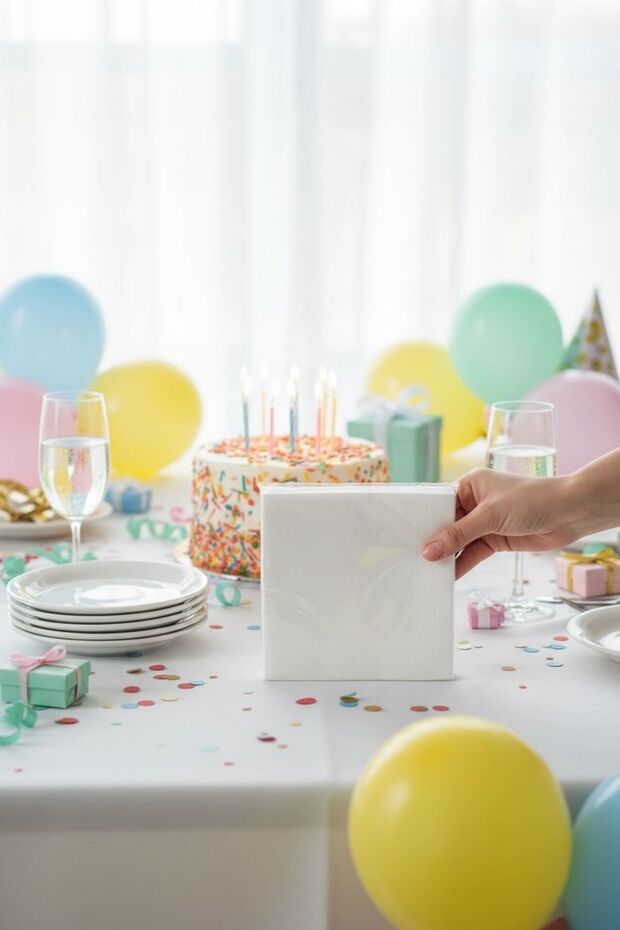 Colorful Double Layer Paper Napkins
