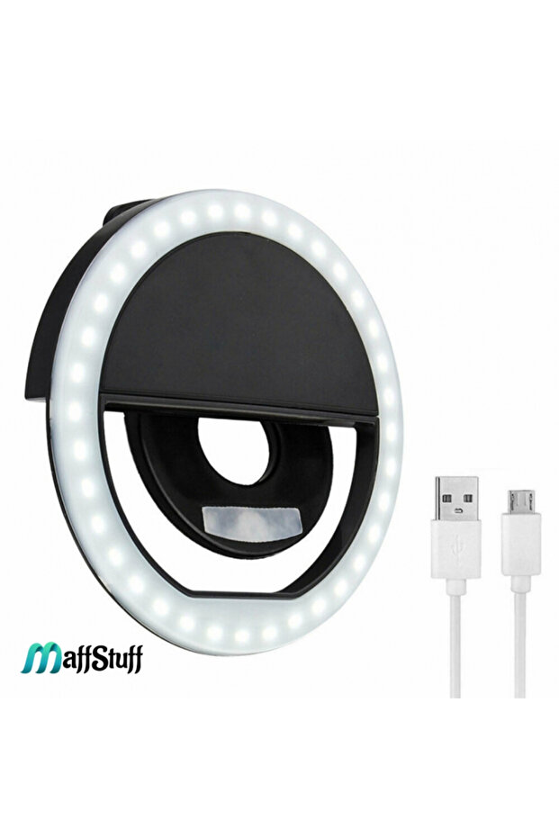 Selfie ring LED black MaffStuff® - 3