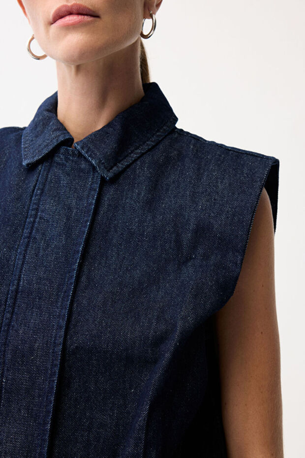 Denim Yelek - 2