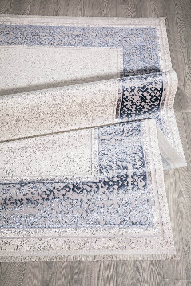 POİNT PLUS MAVİ BORDÜRLÜ HALI - 1