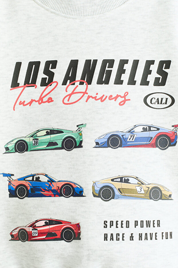 Baskılı Sweatshirt - 2