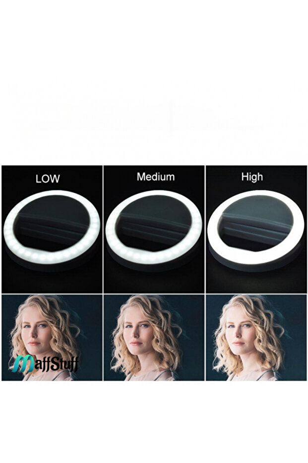 Selfie ring LED black MaffStuff® - 7